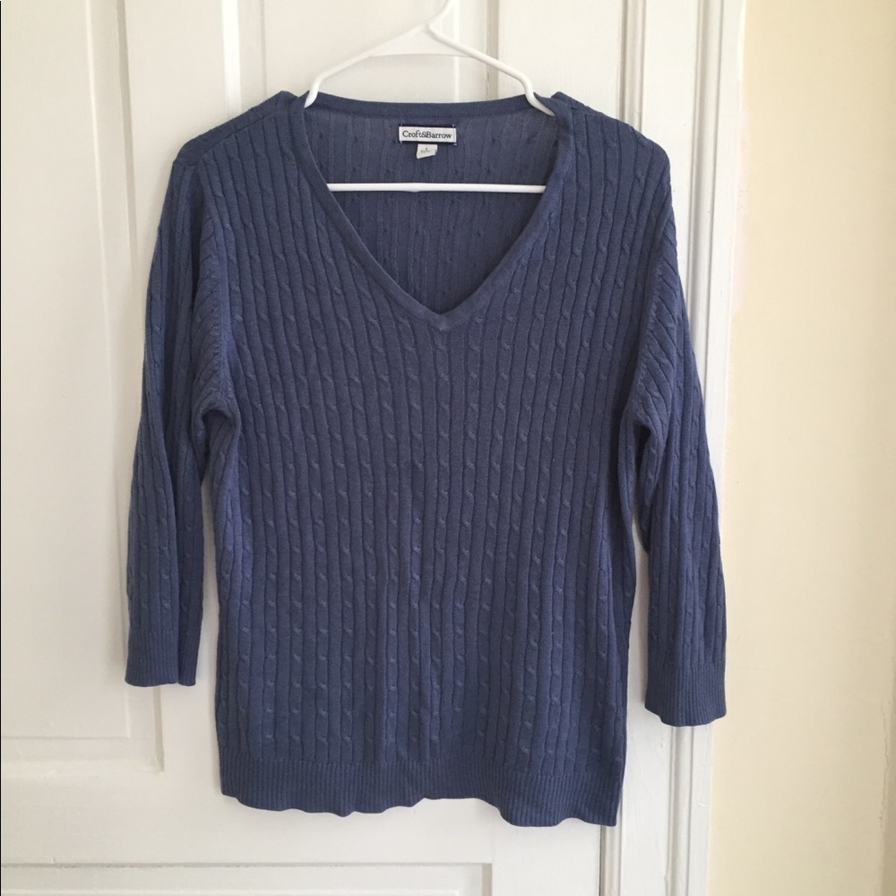 🎈Croft&Barrow Blue Sweater size L